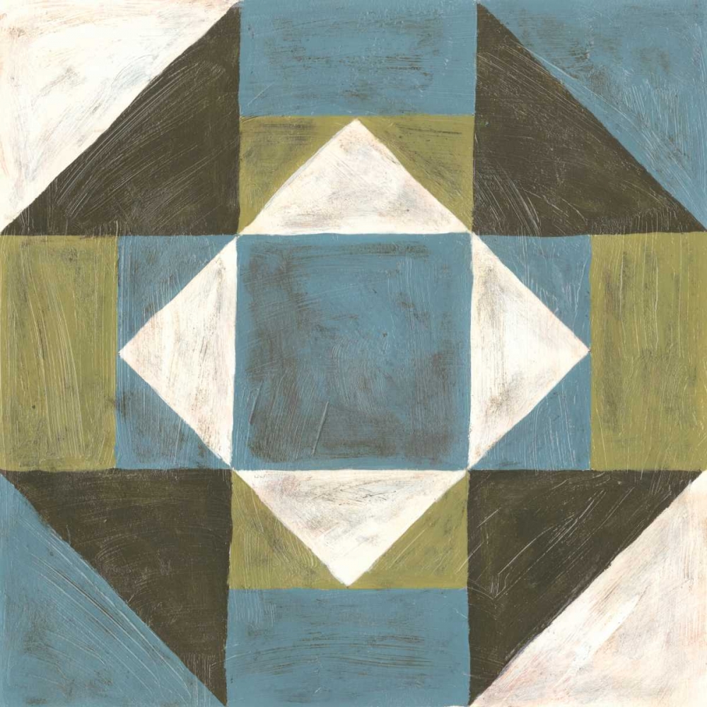 Wall Art Painting id:34708, Name: Patchwork Tile III, Artist: Lam, Vanna