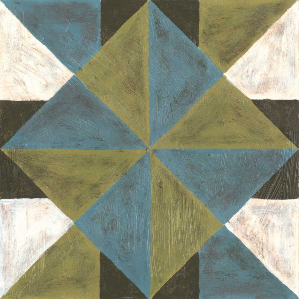 Wall Art Painting id:34709, Name: Patchwork Tile IV, Artist: Lam, Vanna