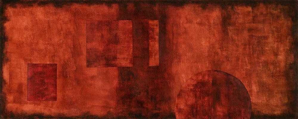 Art Print: Scarlet Serendipity I