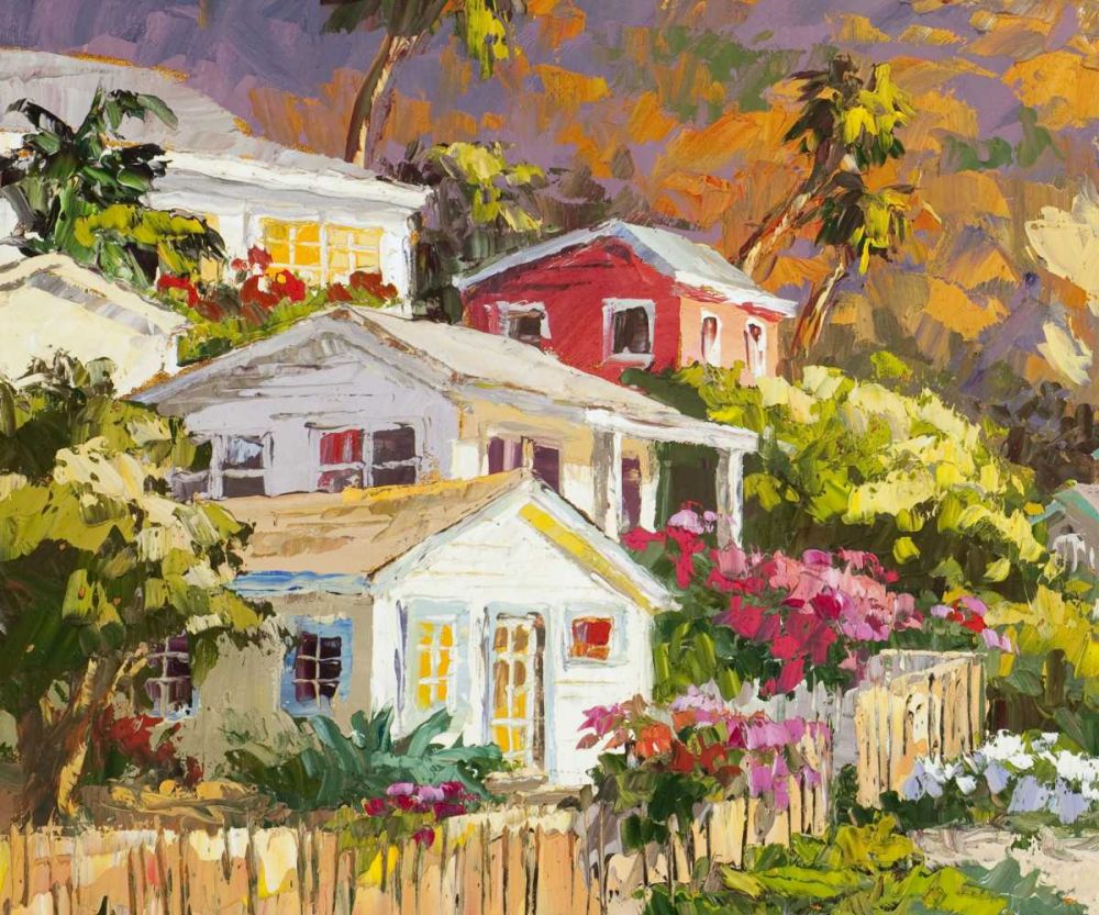Wall art: Beach Cottage Community, by Dertner, Erin