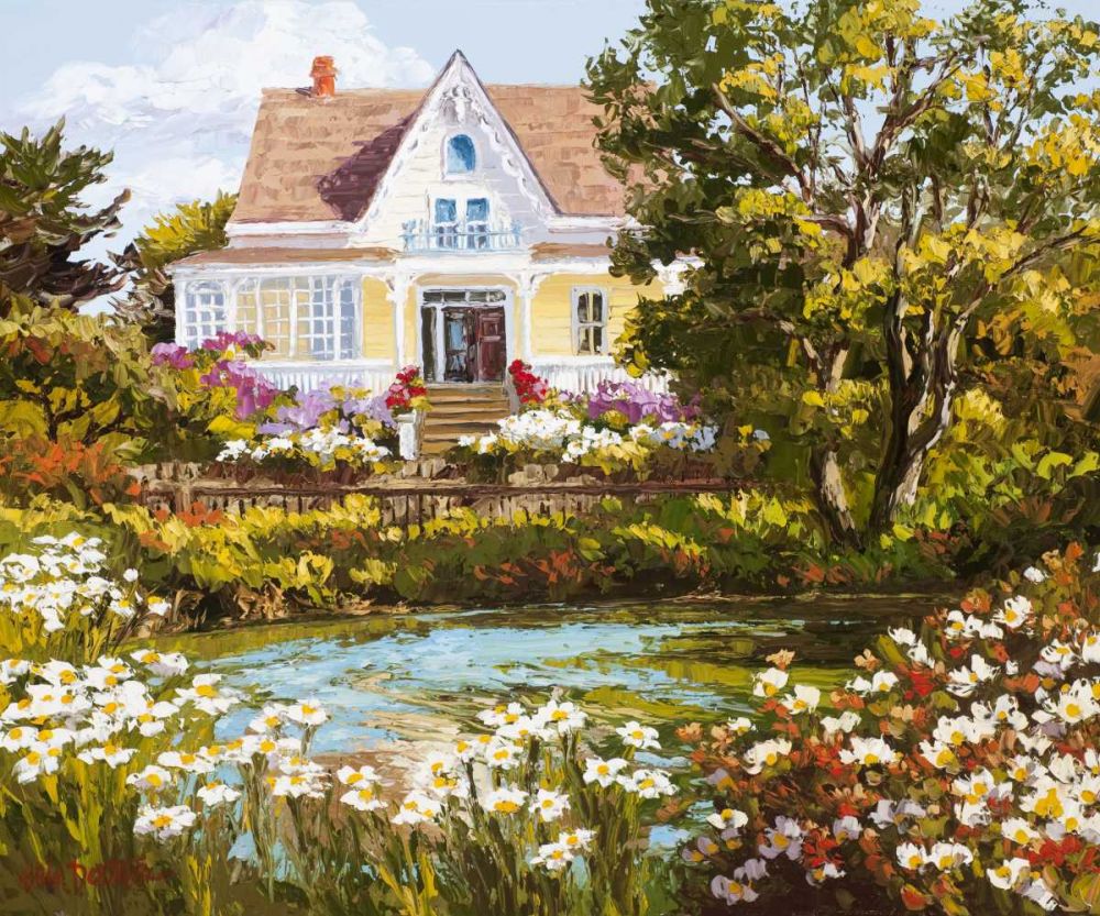 Art Print: Overlooking the Pond