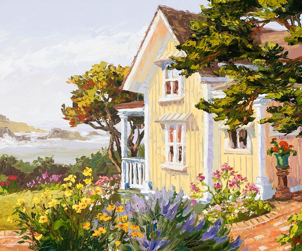 Art Print: Victorian Seaside Haven