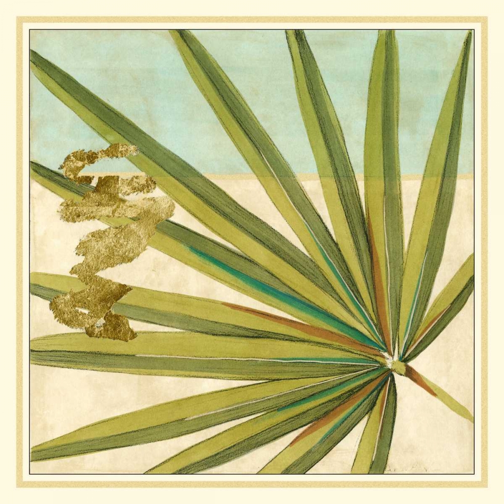 Wall Art Painting id:38370, Name: Peacock Palm V, Artist: Goldberger, Jennifer