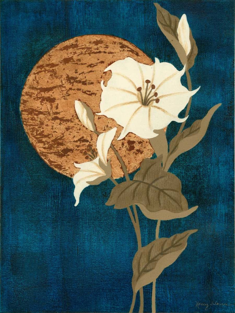 Art Print: Moonlit Blossoms I