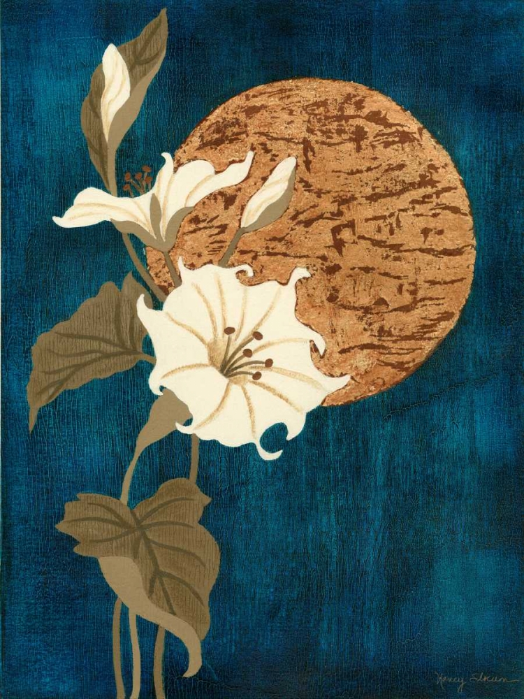 Art Print: Moonlit Blossoms II