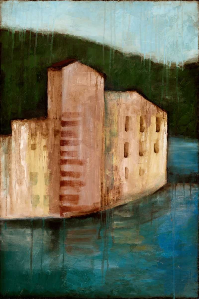 Art Print: Coastal Villa I