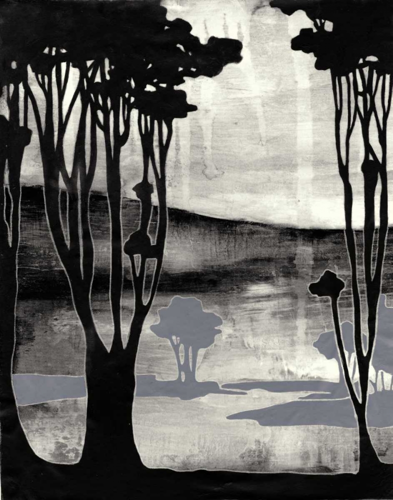 Art Print: Nouveau Landscape II