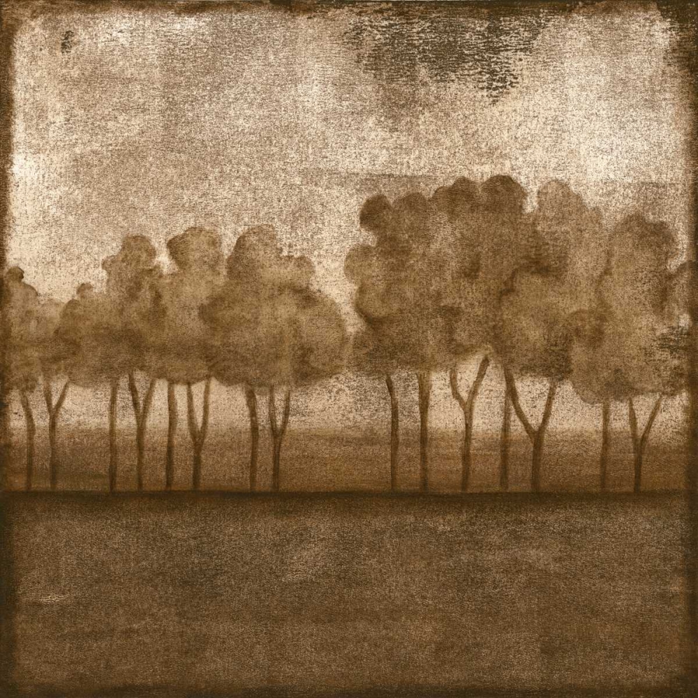 Art Print: Trees at Dusk I