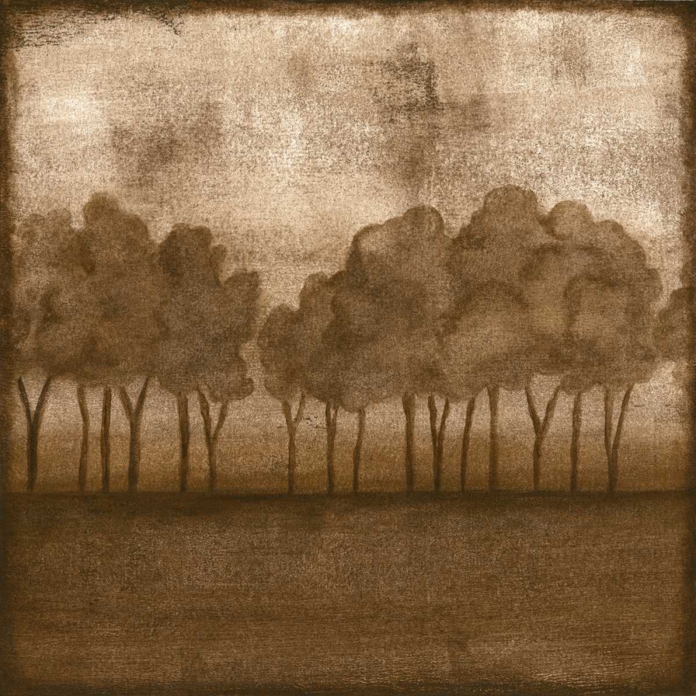 Art Print: Trees at Dusk II