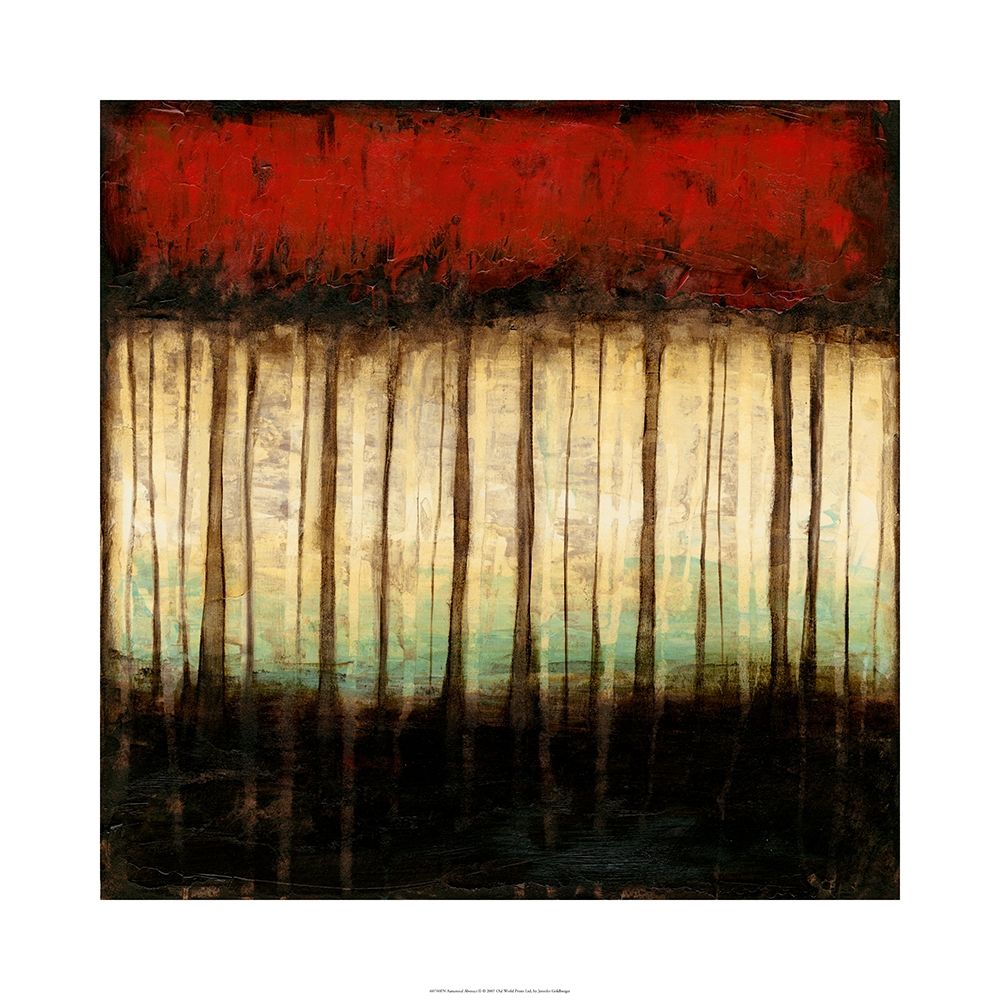 Wall art: Autumnal Abstract II, by Goldberger, Jennifer
