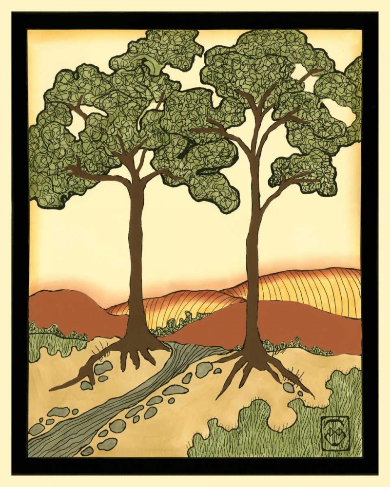 Art Print: Warm Horizons III