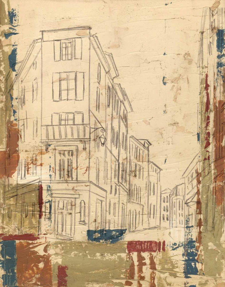 Wall Art Painting id:34913, Name: Streets of Downtown I, Artist: Harper, Ethan