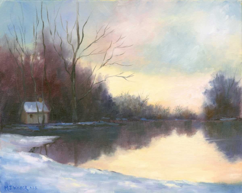 Wall Art Painting id:104464, Name: Winter Glow, Artist: Weber, Mary Jean