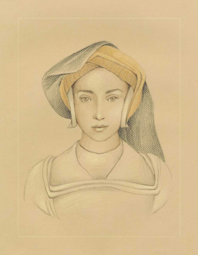 Wall Art Painting id:34973, Name: 16th Century Portrait II, Artist: Harper, Ethan