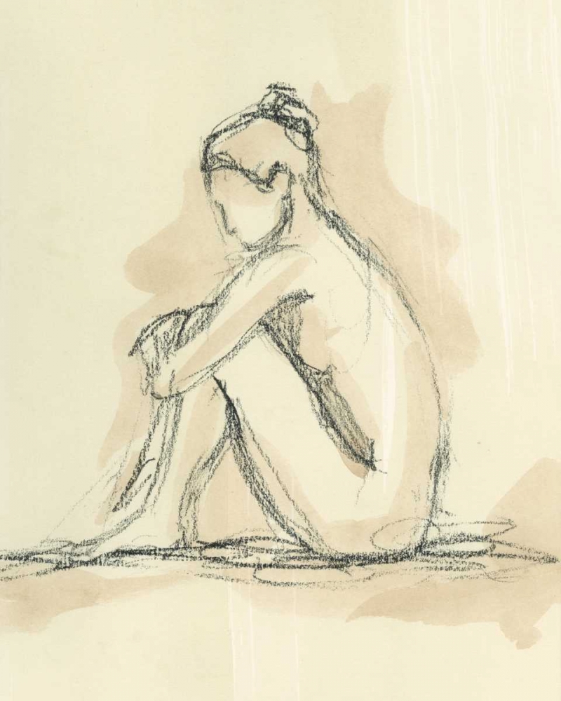 Wall Art Painting id:34977, Name: Neutral Figure Study II, Artist: Harper, Ethan