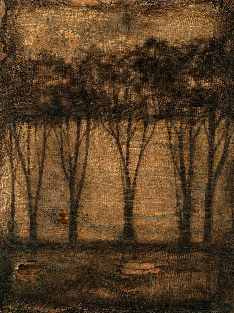 Art Print: Bronzed Treeline II