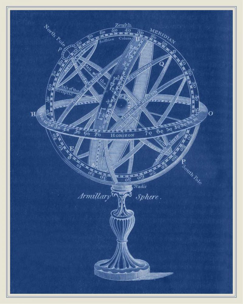 Art Print: Armillary Sphere I