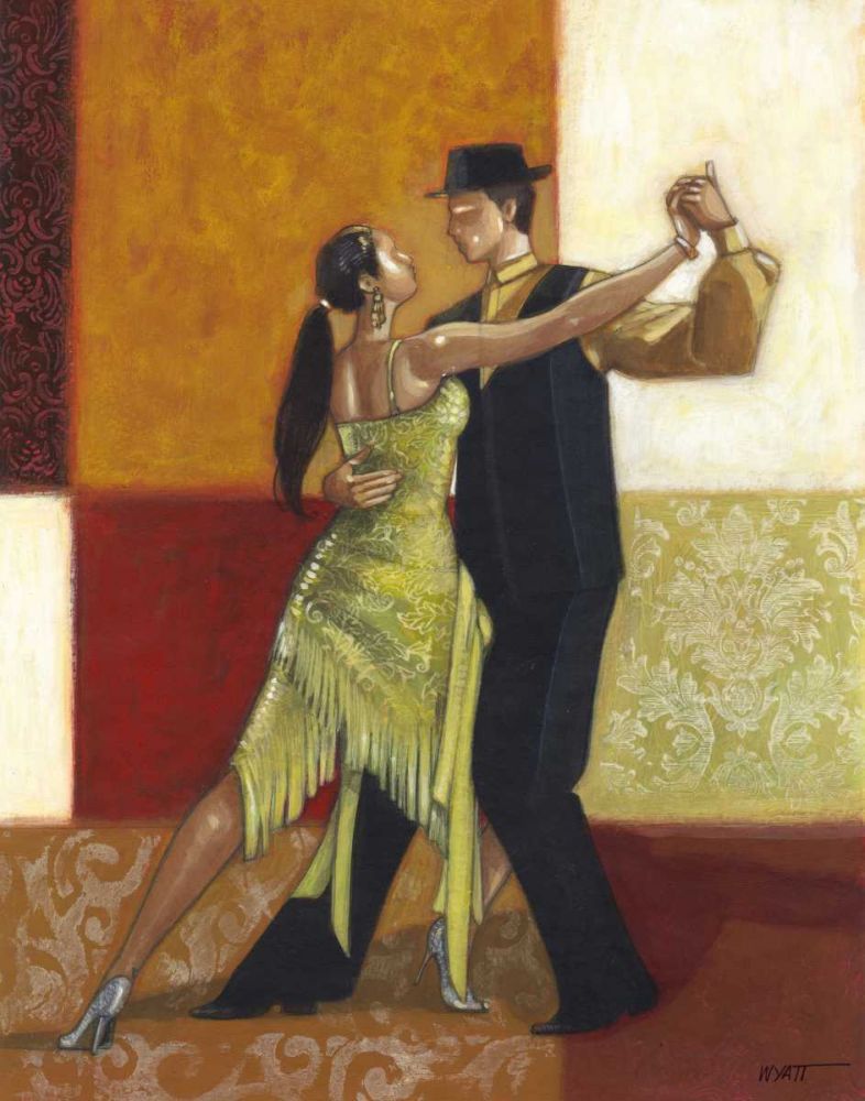 Wall art: Dance II, by Wyatt Jr., Norman