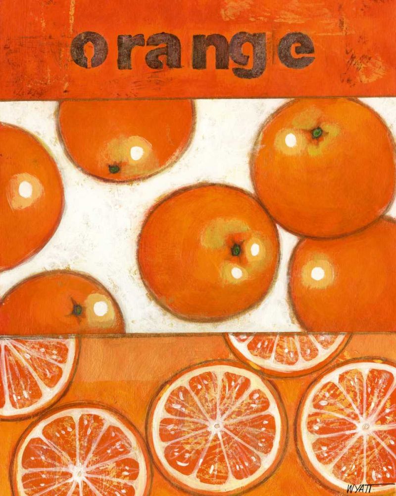Wall Art Painting id:236881, Name: Orange, Artist: Wyatt Jr., Norman