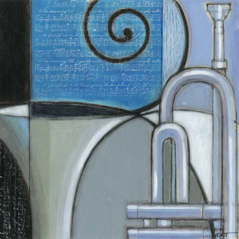 Wall art: Cool Jazz I, by Wyatt Jr., Norman