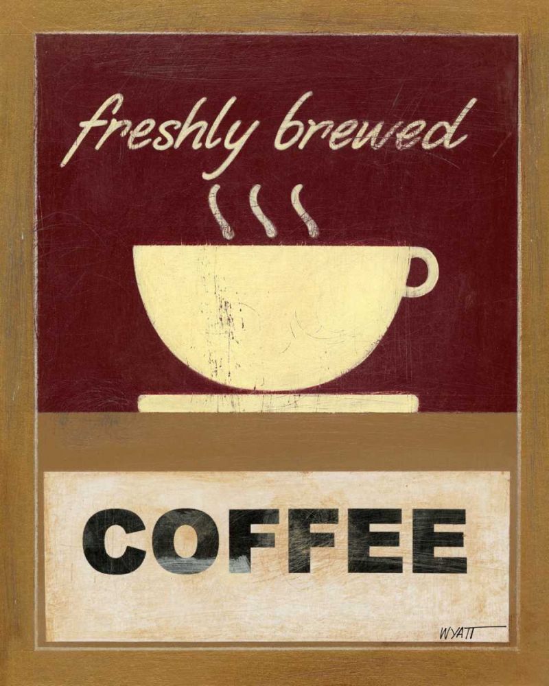 Wall Art Painting id:236966, Name: Hot Coffee I, Artist: Wyatt Jr., Norman