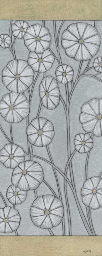 Wall Art Painting id:35032, Name: Shimmering Daisies I, Artist: Wyatt Jr., Norman