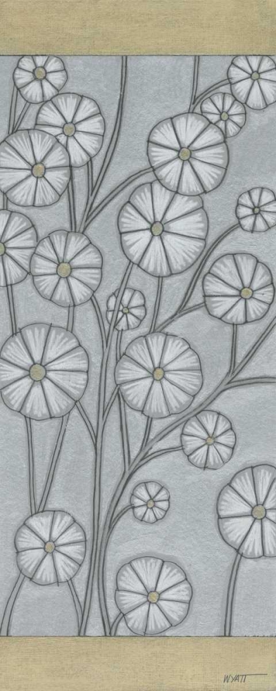 Wall Art Painting id:35033, Name: Shimmering Daisies II, Artist: Wyatt Jr., Norman