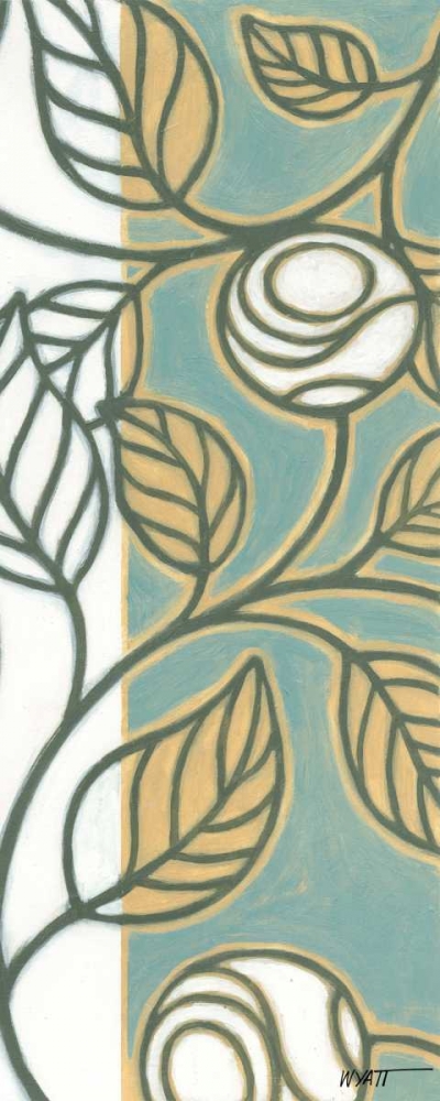 Wall Art Painting id:35035, Name: Flourish IV, Artist: Wyatt Jr., Norman