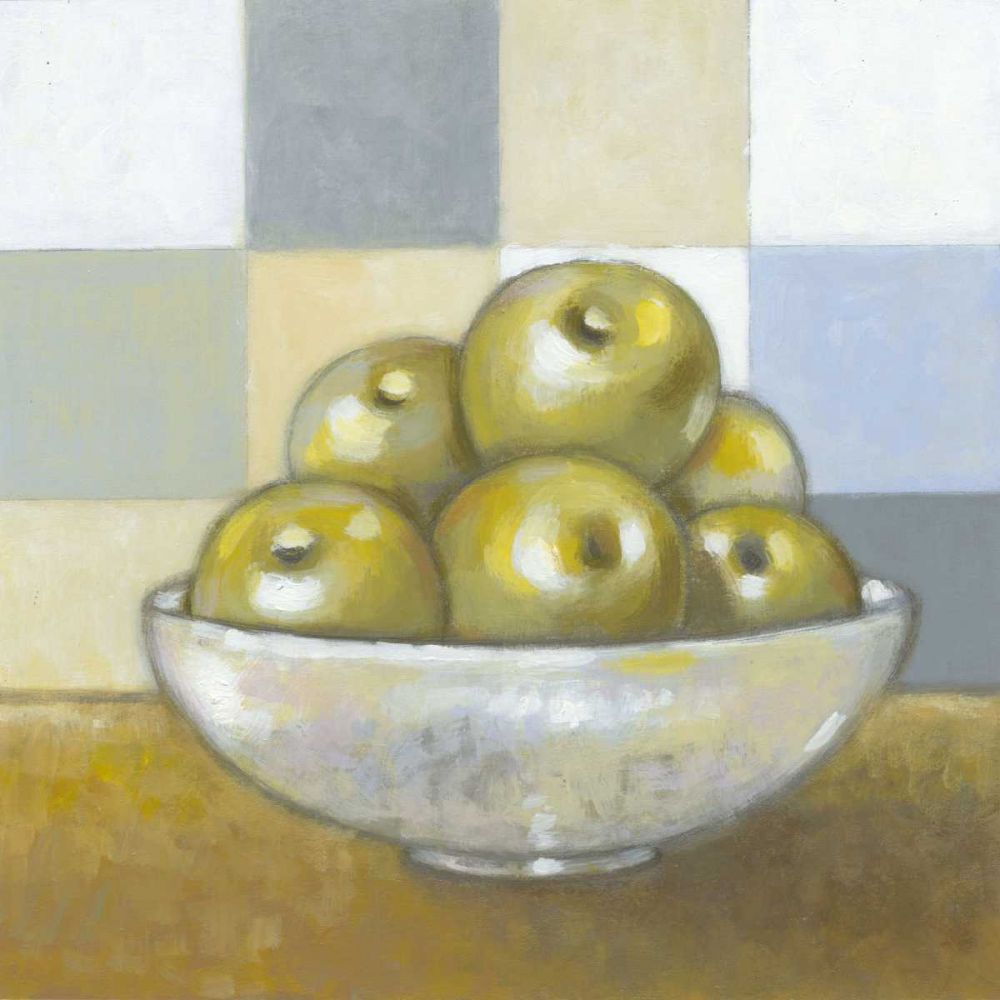 Wall Art Painting id:237004, Name: Green Apples, Artist: Wyatt Jr., Norman