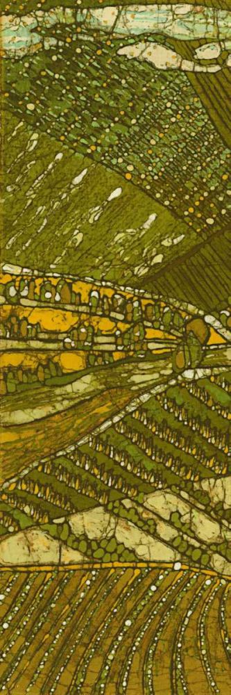 Art Print: Vineyard Batik I
