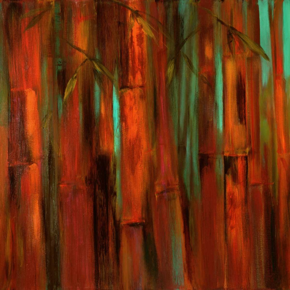 Art Print: Sunset Bamboo I