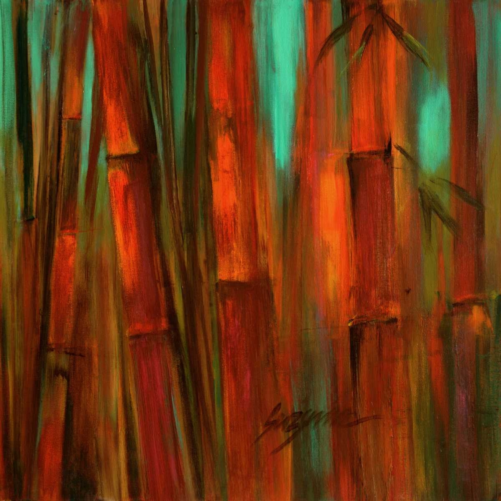 Wall art: Sunset Bamboo II, by Wilkins, Suzanne