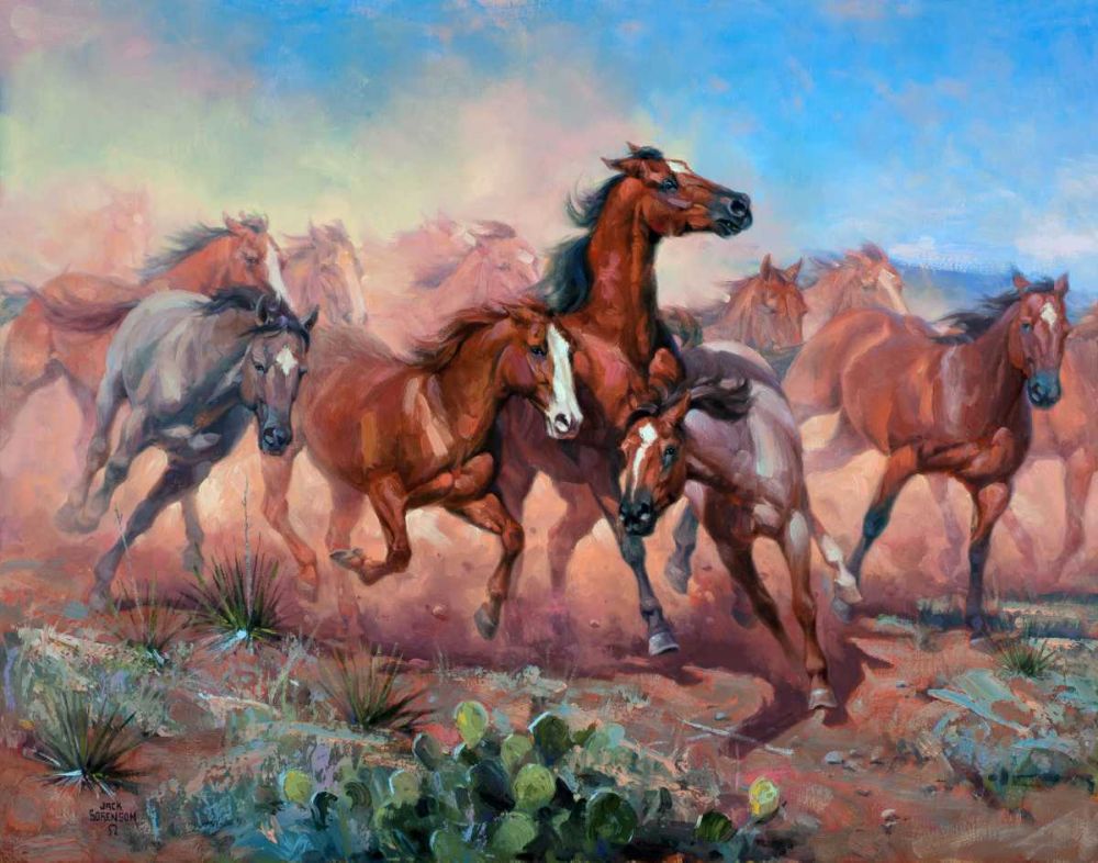 Art Print: Runnin Thunder