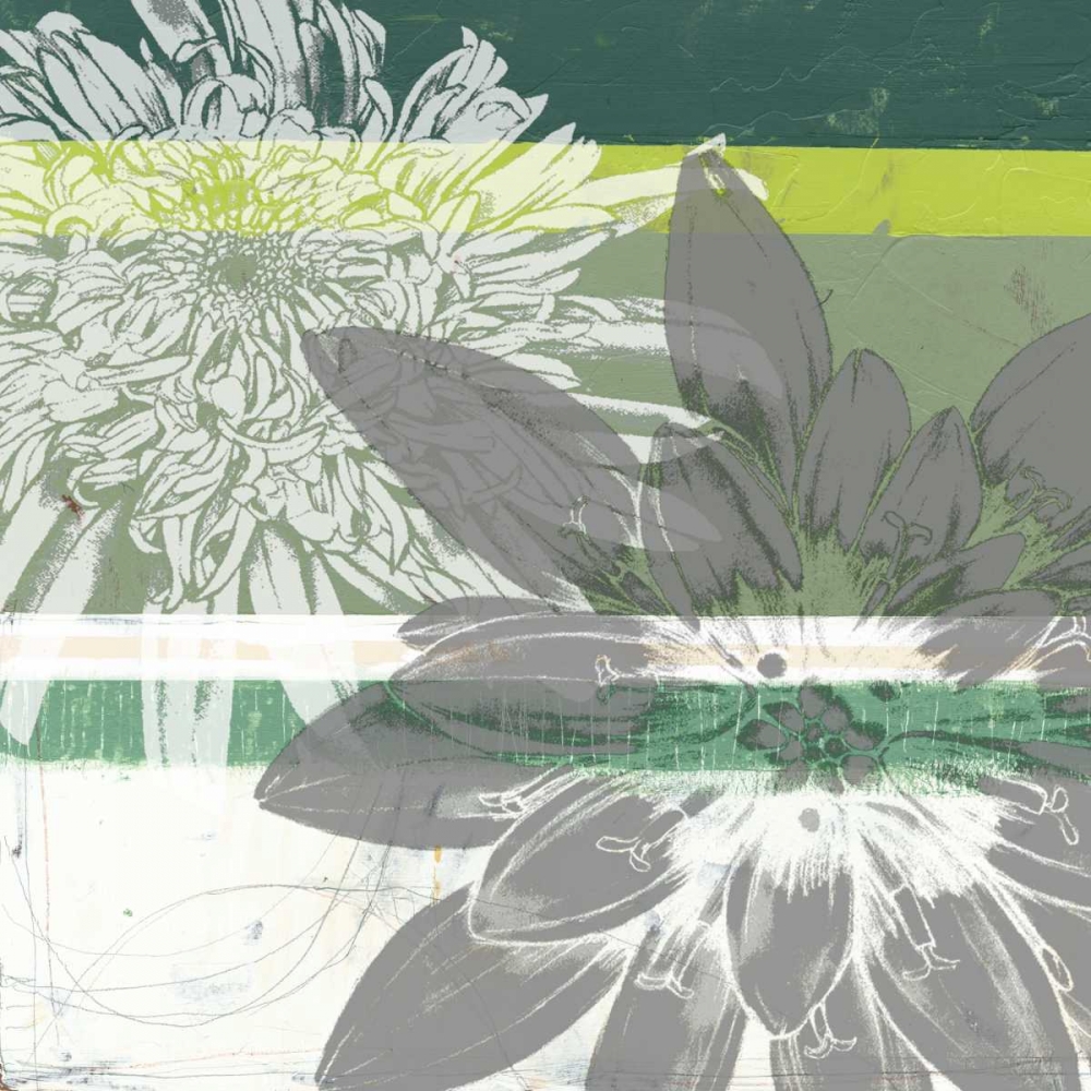 Art Print: Graphic Blooms II