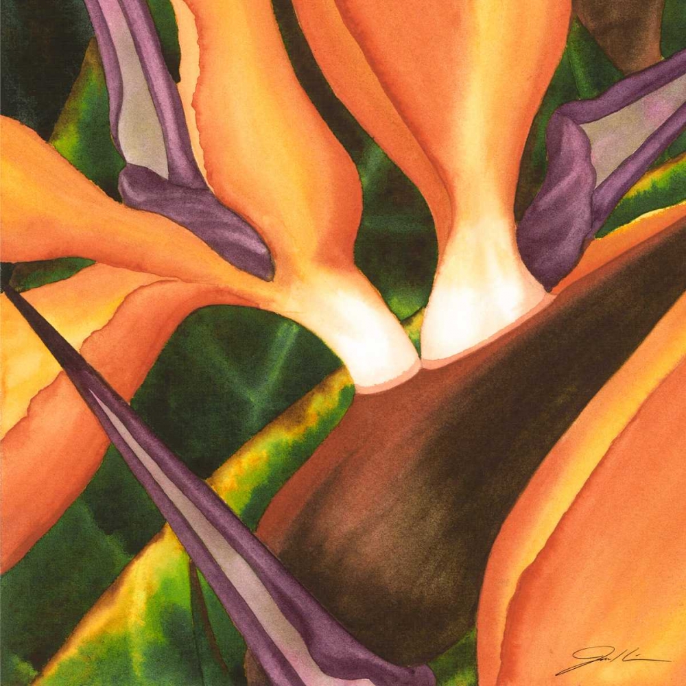 Art Print: Bird of Paradise Tile II