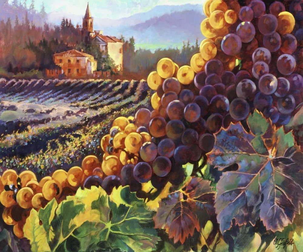 Wall Art Painting id:237771, Name: Tuscany Harvest, Artist: Hadfield, Clif