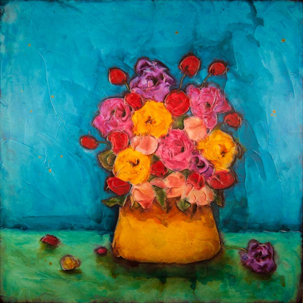 Wall Art Painting id:167045, Name: Bucket of Beauty, Artist: Quin, Marabeth