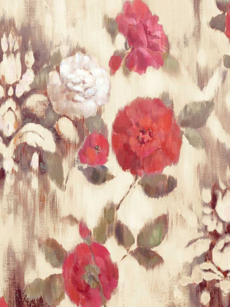 Wall Art Painting id:104420, Name: Ikat Rose II, Artist: Cohen, Marietta