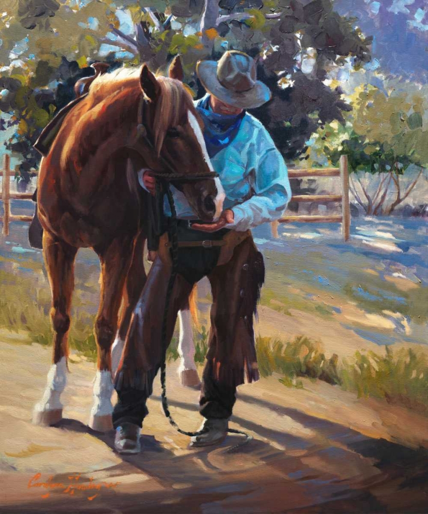 Wall Art Painting id:66294, Name: Pardners, Artist: Hawley, Carolyne