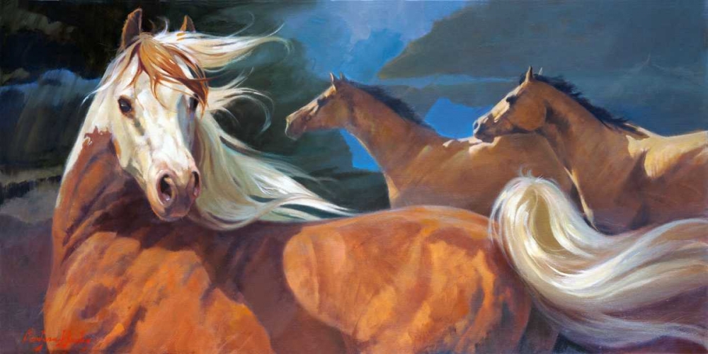 Wall Art Painting id:66300, Name: Storm Chasers, Artist: Hawley, Carolyne