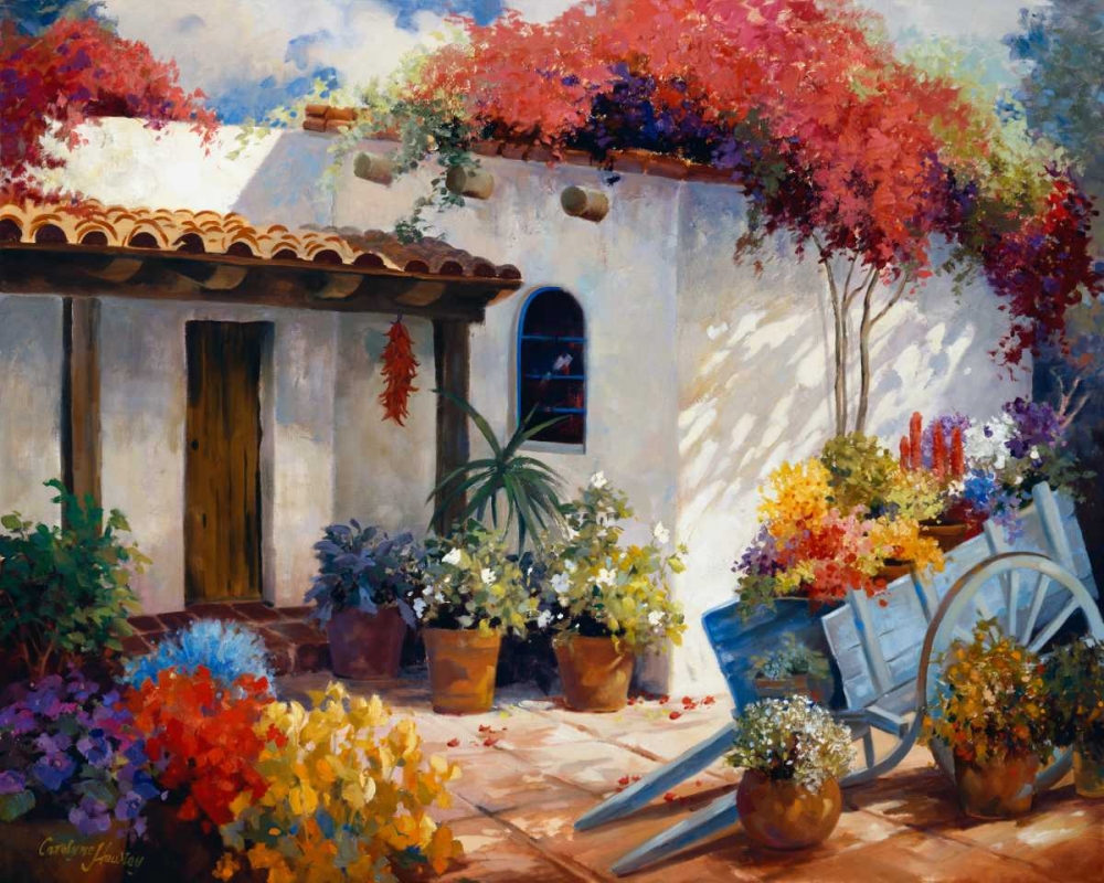 Wall Art Painting id:66304, Name: Casa Paloma, Artist: Hawley, Carolyne