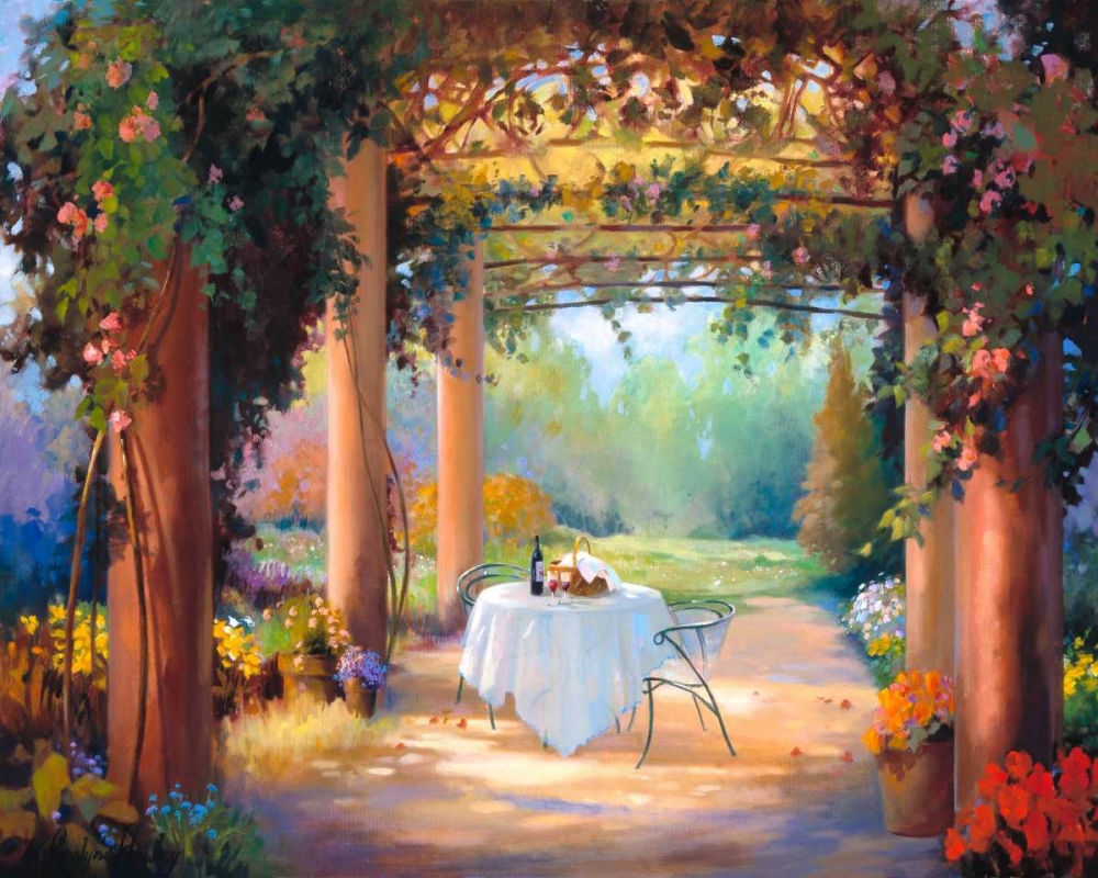 Wall Art Painting id:66307, Name: Vino al Fresco, Artist: Hawley, Carolyne