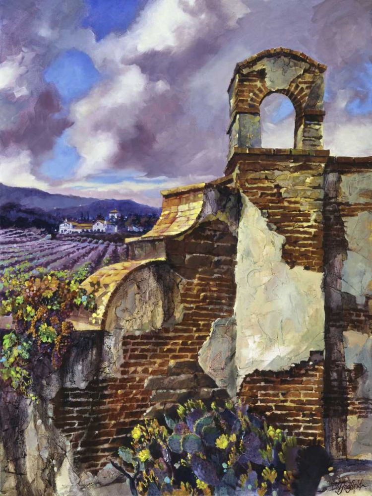 Art Print: Mission Vineyard