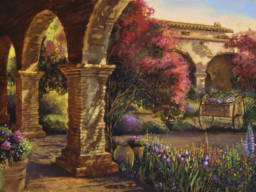 Art Print: Mission Garden