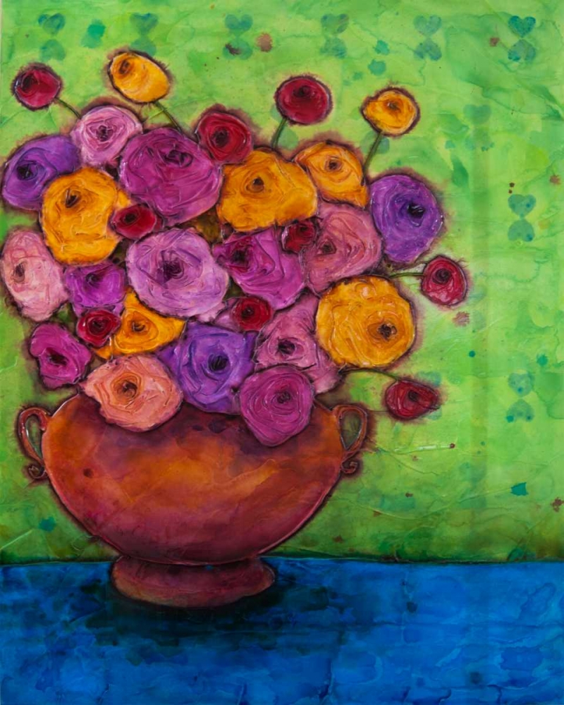 Wall art: Bursting Blooms, by Quin, Marabeth