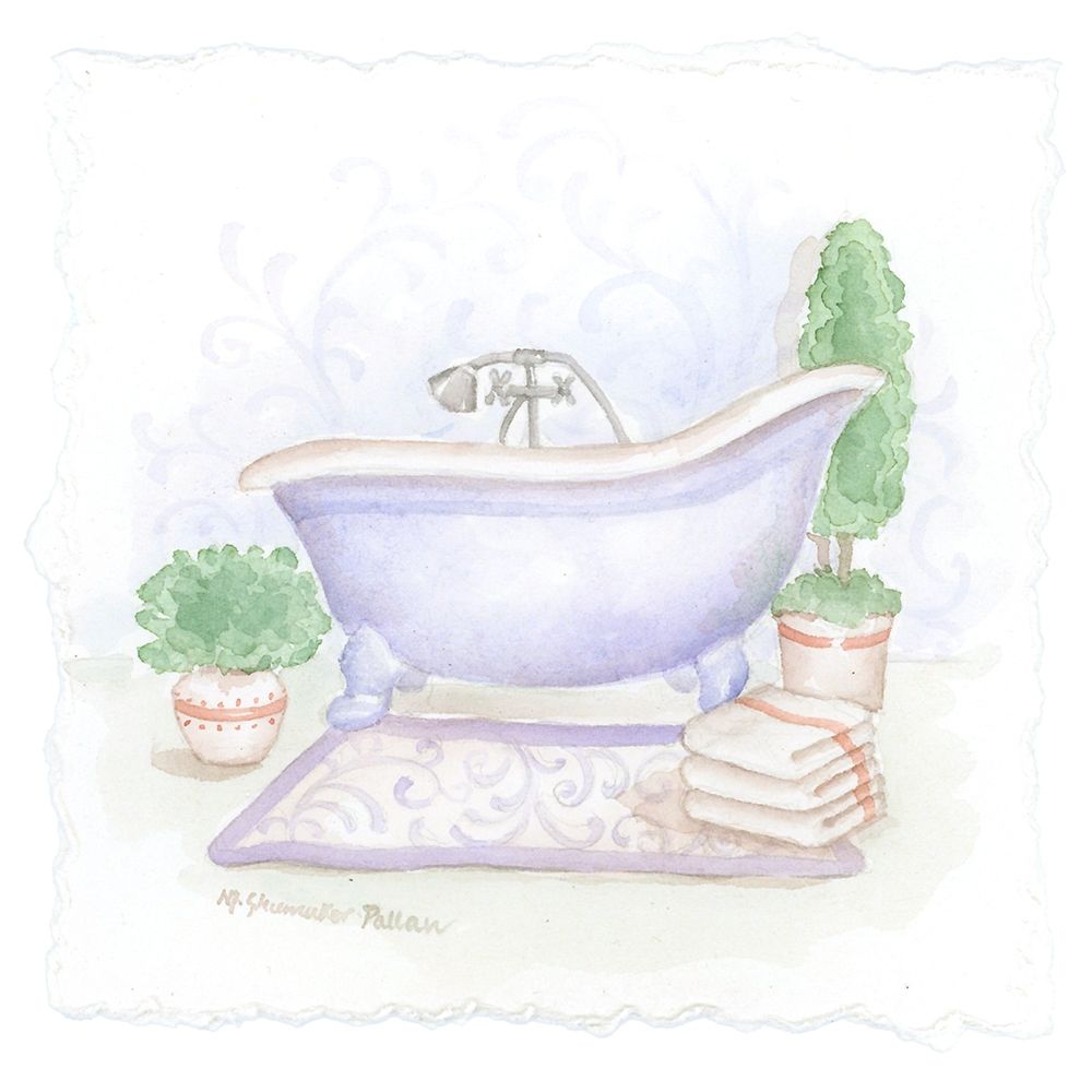 Art Print: Country Bath II