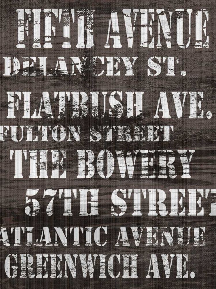 Wall Art Painting id:238465, Name: Streets of New York II, Artist: James, Andrea