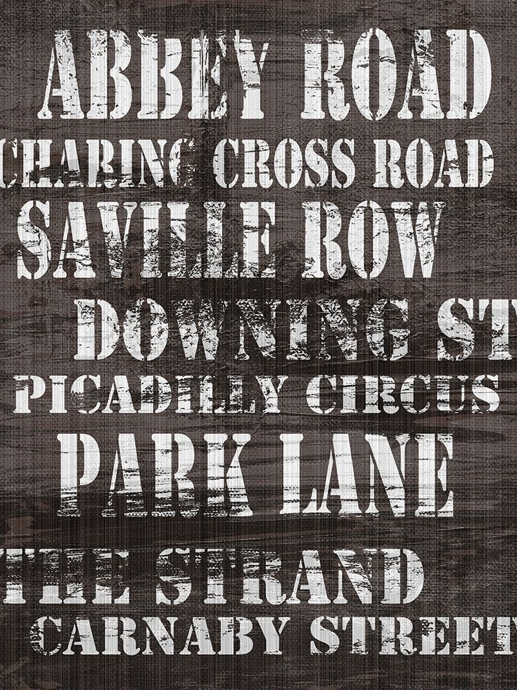 Wall Art Painting id:190566, Name: Streets of London I, Artist: James, Andrea