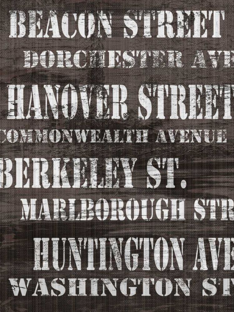 Wall Art Painting id:238468, Name: Streets of Boston II, Artist: James, Andrea