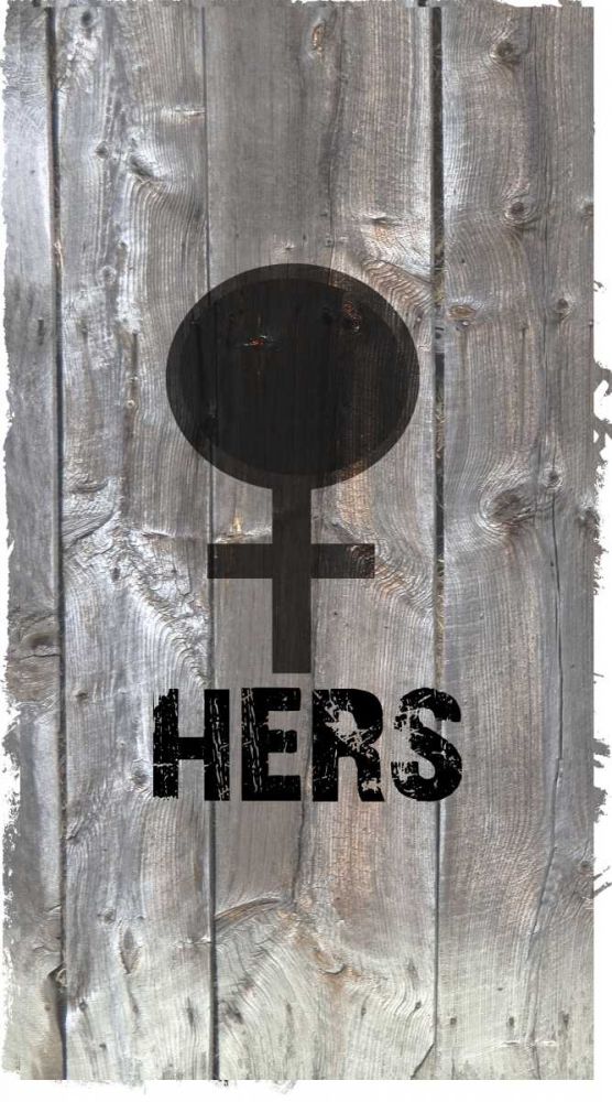 Wall Art Painting id:238566, Name: His-n-Hers I, Artist: James, Andrea